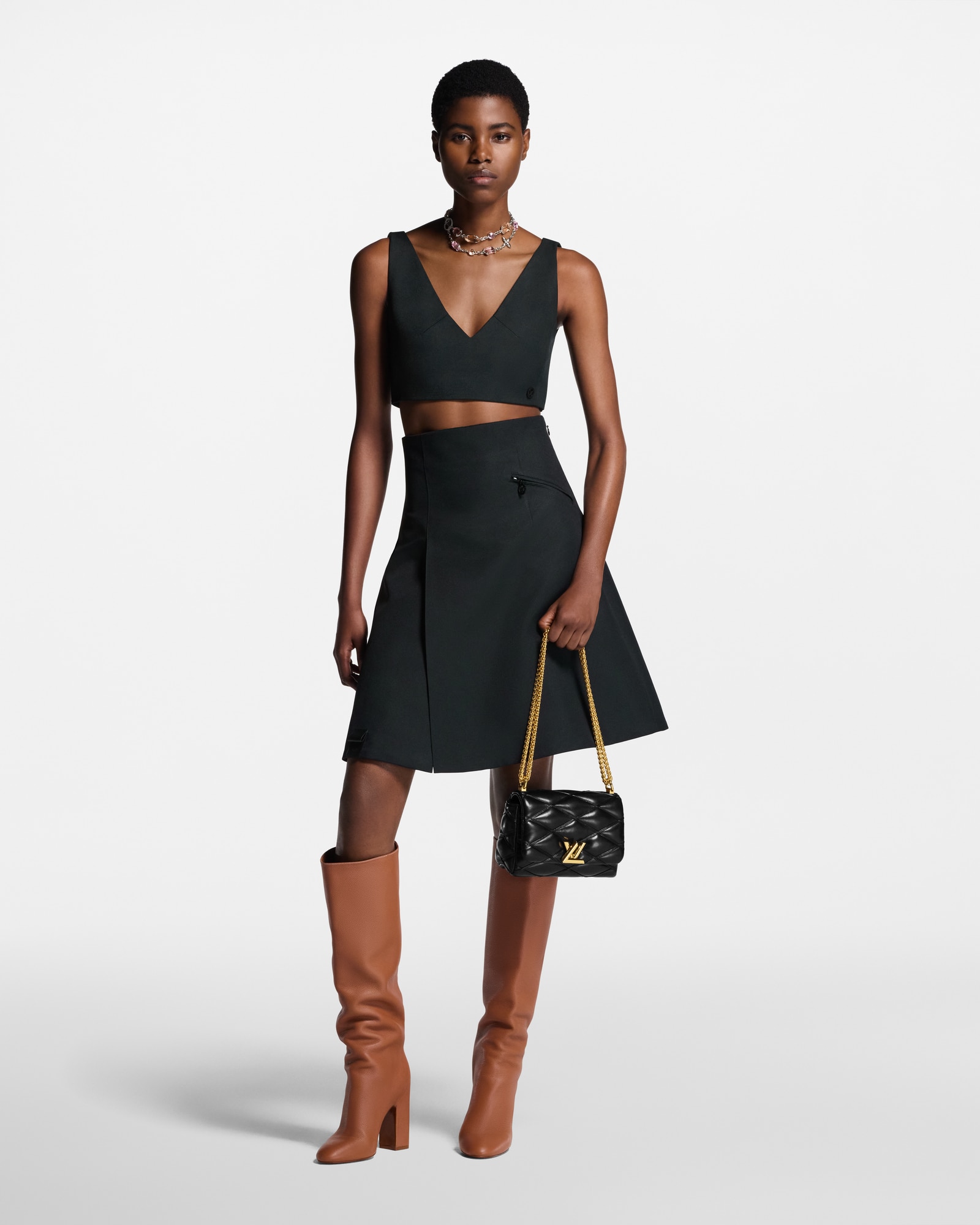 テクニカルギャバジン ミニスカート ｜ルイ・ヴィトン 公式サイト - 1AHZRM